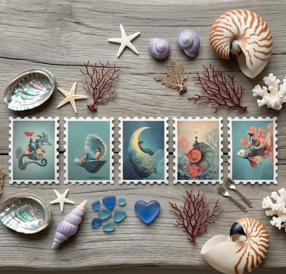 Deep Sea Debauchery - 30 mermaid stickers