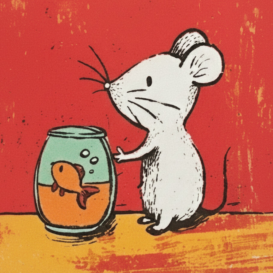 Tiny Crimes, No Regrets - 30 hungry rodent stickers