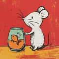 Tiny Crimes, No Regrets - 30 hungry rodent stickers