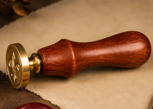 Get A Grip - One marvellous wooden handle for wax stamping types