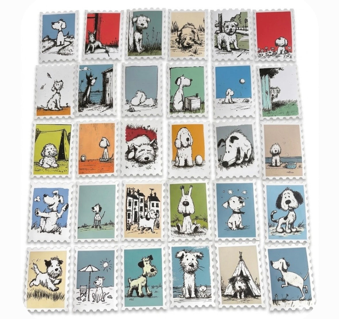 The Dog's Bollocks - 30 dog stickers
