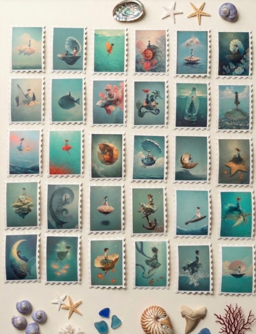 Deep Sea Debauchery - 30 mermaid stickers
