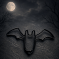 Unholy Flaps - 10 bat-shaped paperclips