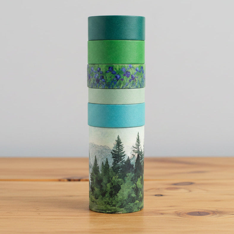 Washi Your Mouth Out - 6 cheeky washi tapes in Leaf Me Alone