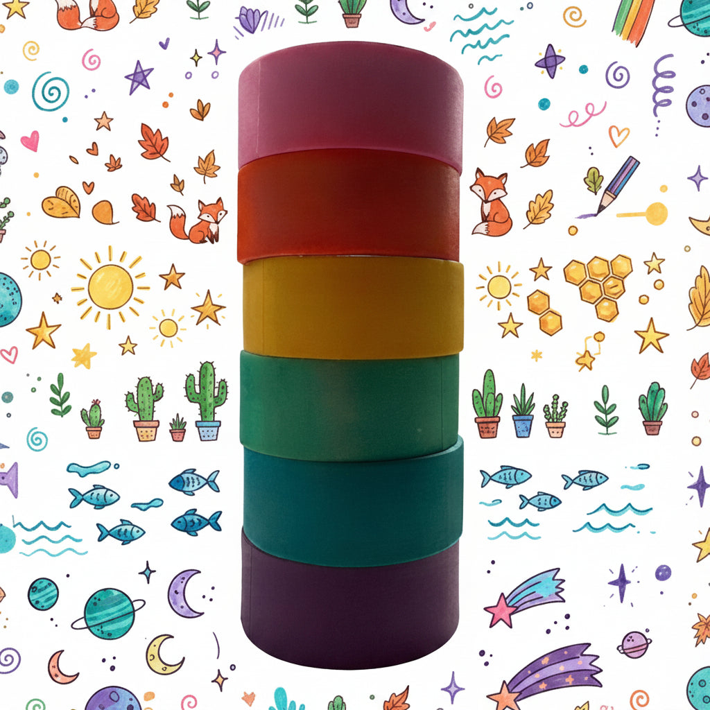 Washi Your Mouth Out - 6 cheeky washi tapes in Paintballs