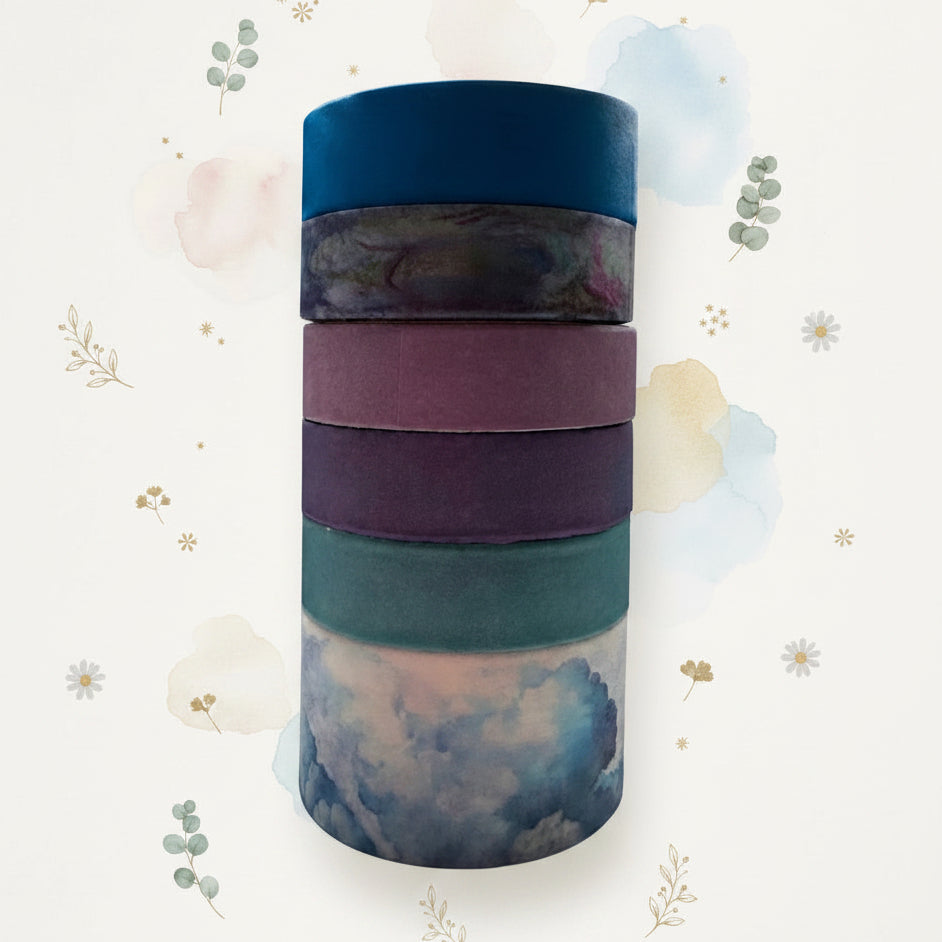 Washi Your Mouth Out - 6 cheeky washi tapes in High Tide