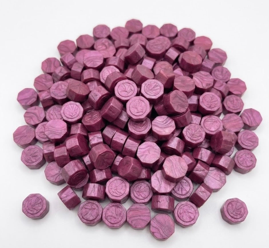 Seal The Deal - 100 wax seal beads in Blowing Raspberries