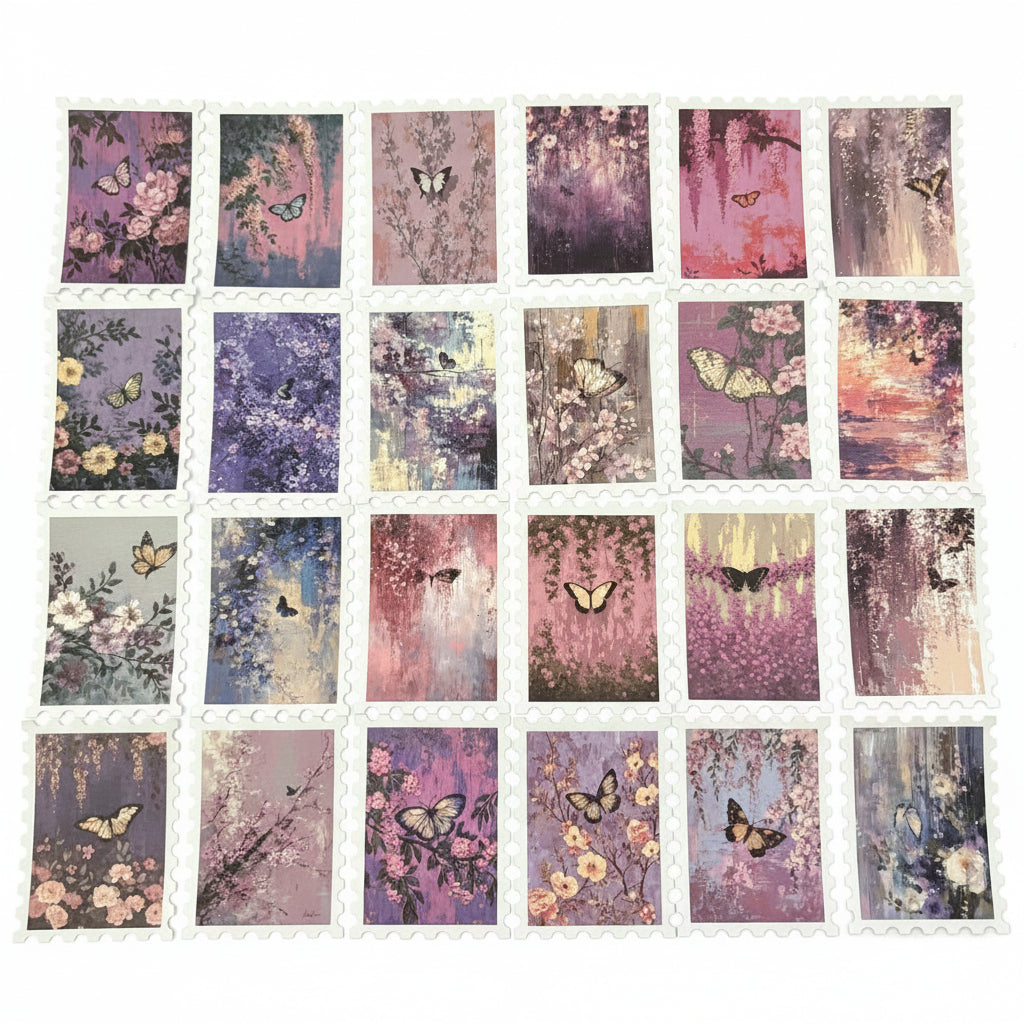 Petal To The Metal - 30 floral stickers