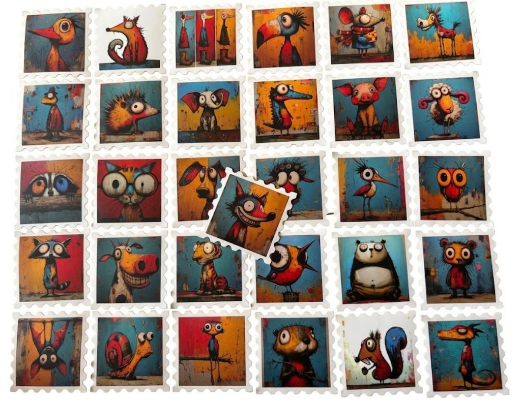 Is Everyone OK? - 30 panicked animal stickers