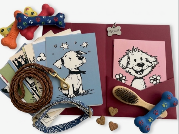Dog's Bollocks - 15 colourful canine postcards
