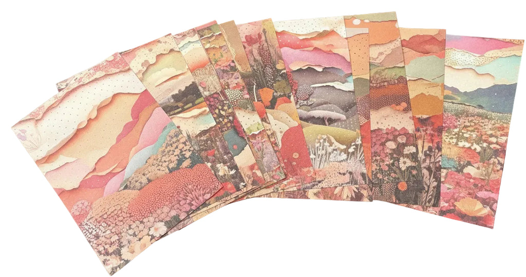 Tickled Pink - 15 glorious sheets of craft paper