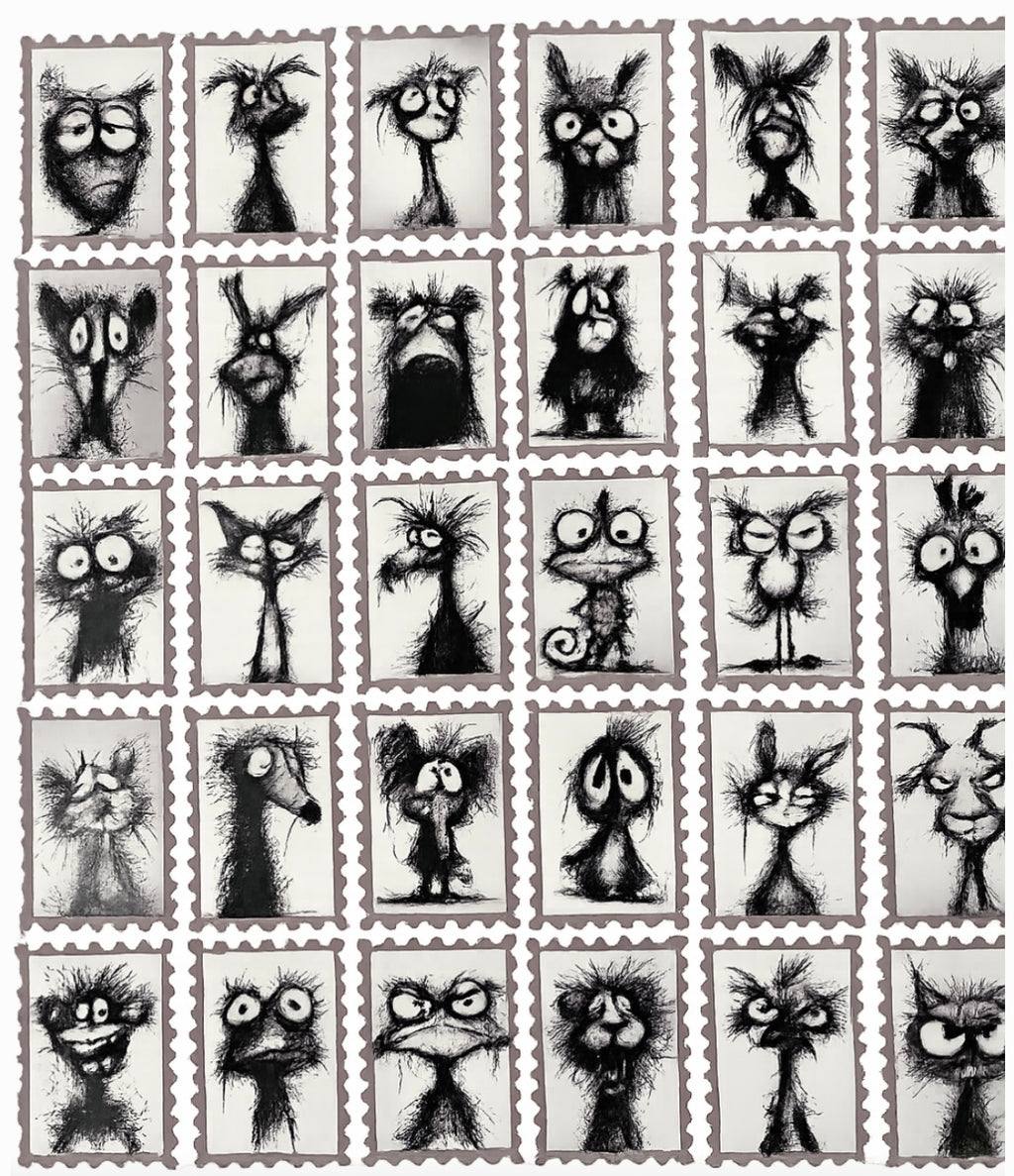 Pendemonium - 30 hastily doodled stickers