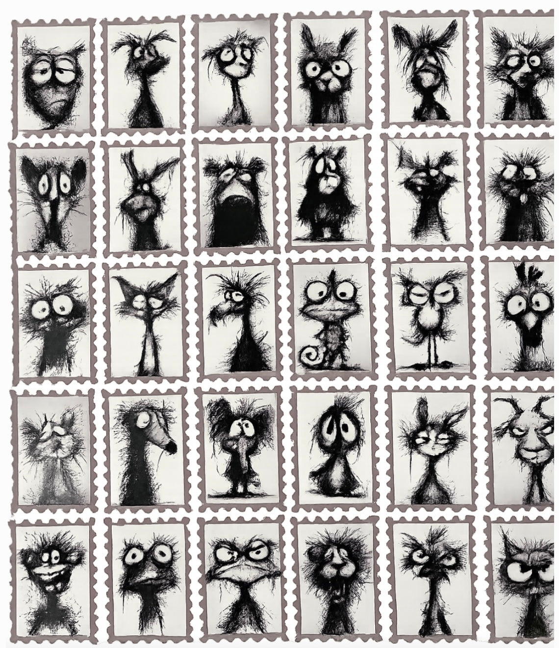 Pendemonium - 30 hastily doodled stickers