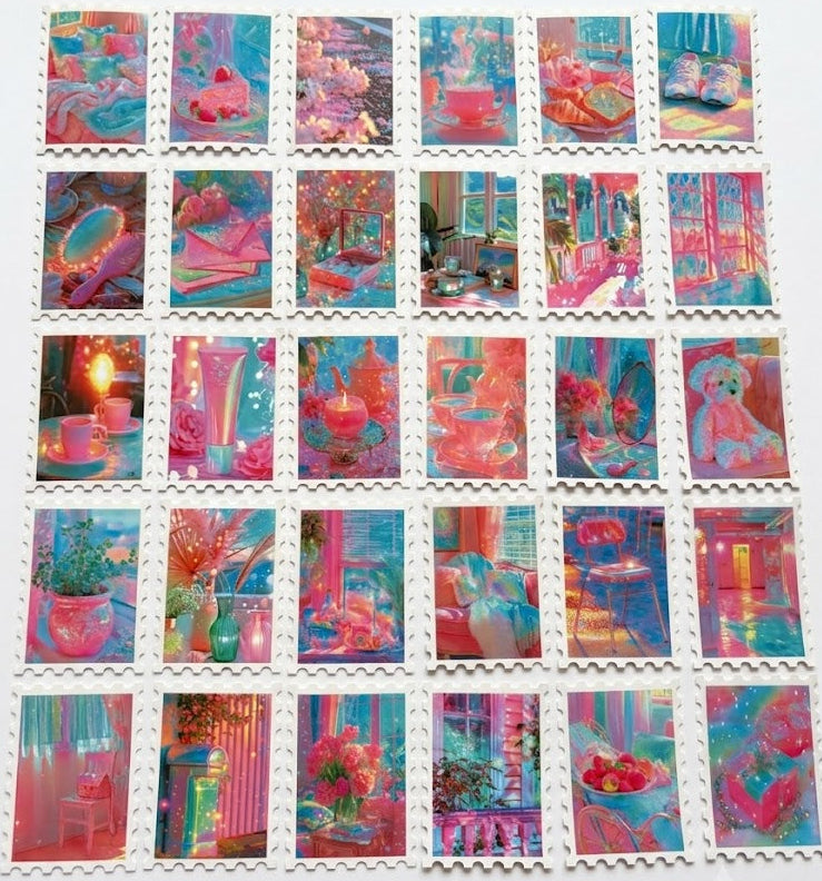 Visual Sugar Rush - 30 fructose-fulled stickers