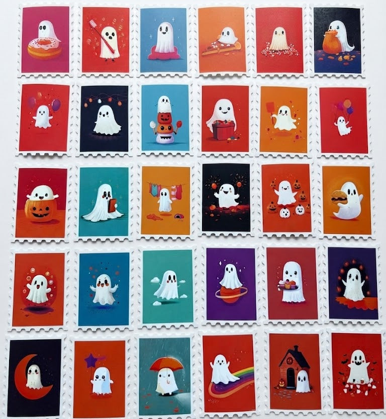 Ghost With The Most - 30 hungry ghost stickers