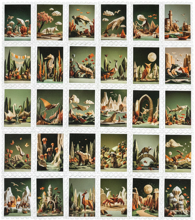 Crease Lightening - 30 kinky animal stickers