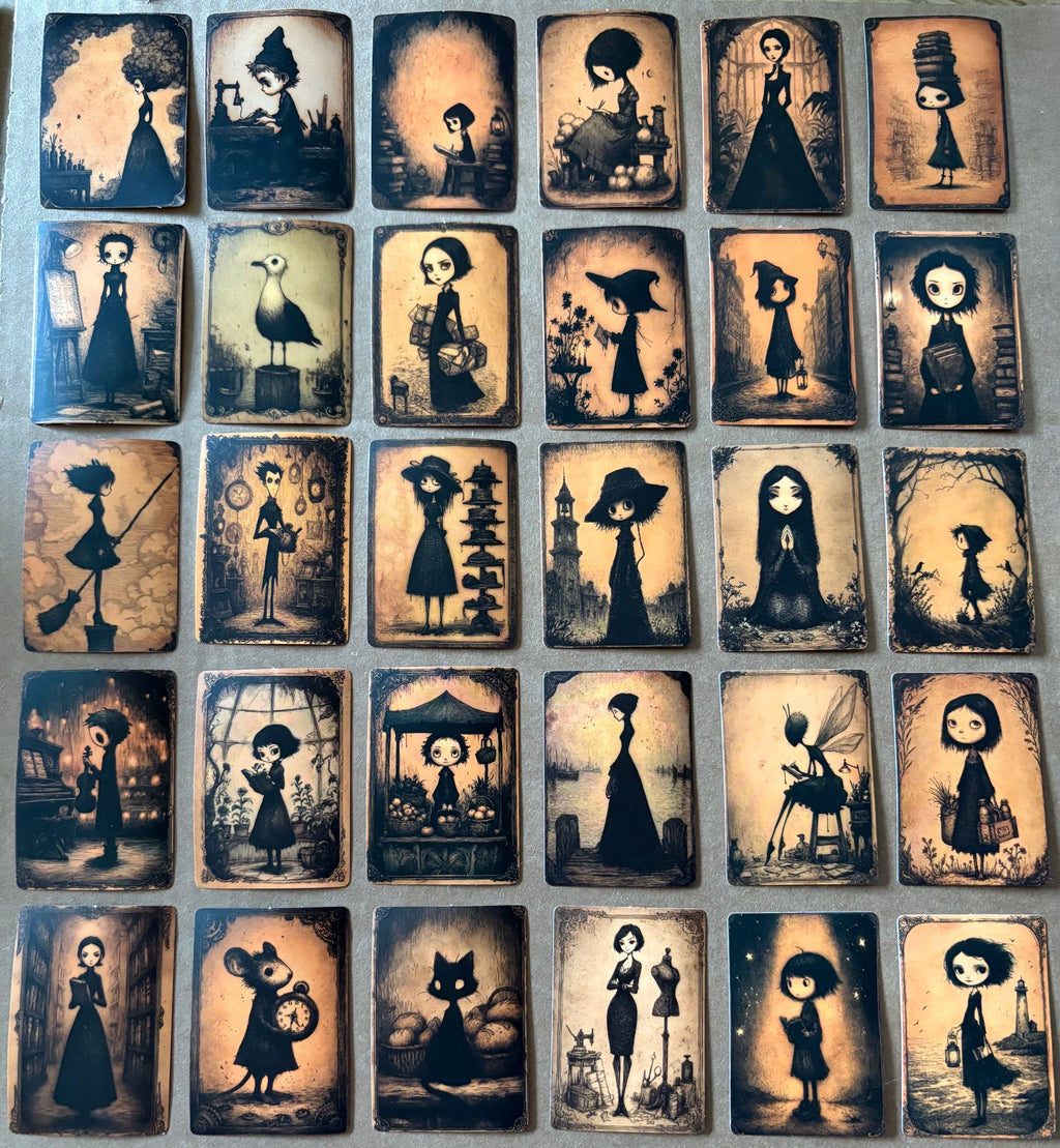 The Lady Is A Vamp - 30 dead of night stickers