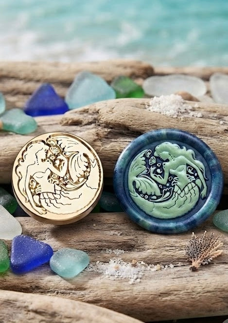 Finfluencer - Mermaid wax seal stamp