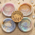Handmade Stuff - 21 pre-made wax seals in Celestial Sparkle