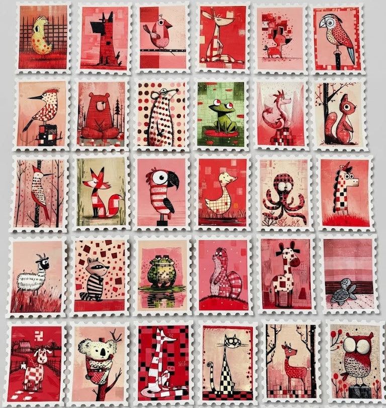 Checkered Past - 30 shifty stickers