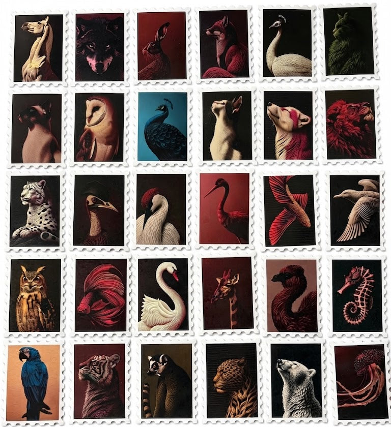 Midnight At The Museum - 30 uneasy stickers