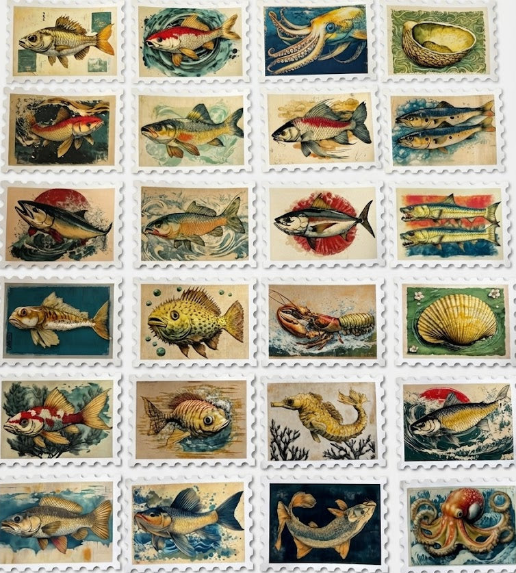 Fintastic - 30 very fishy stickers