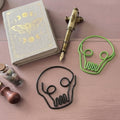 No Brainers - 10 skull paperclips