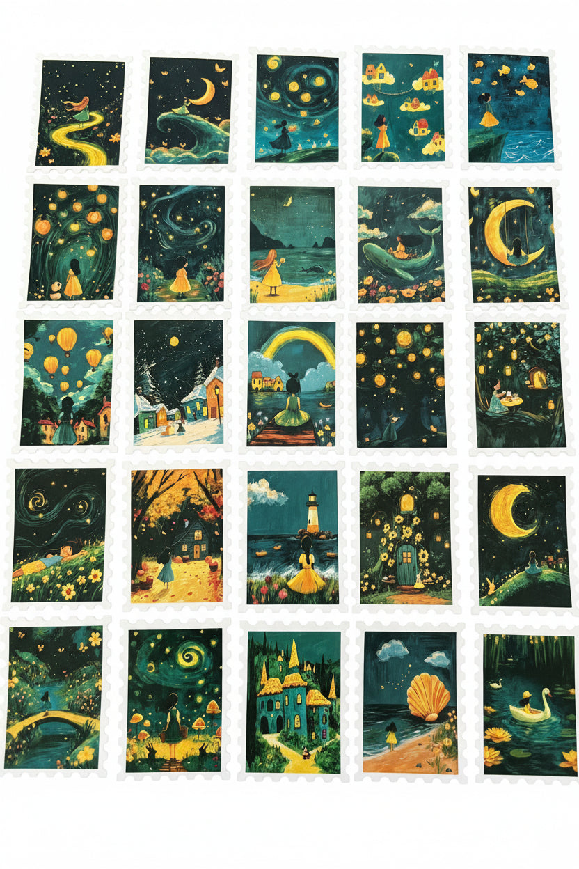 Counting Stars - 30 starlit stickers