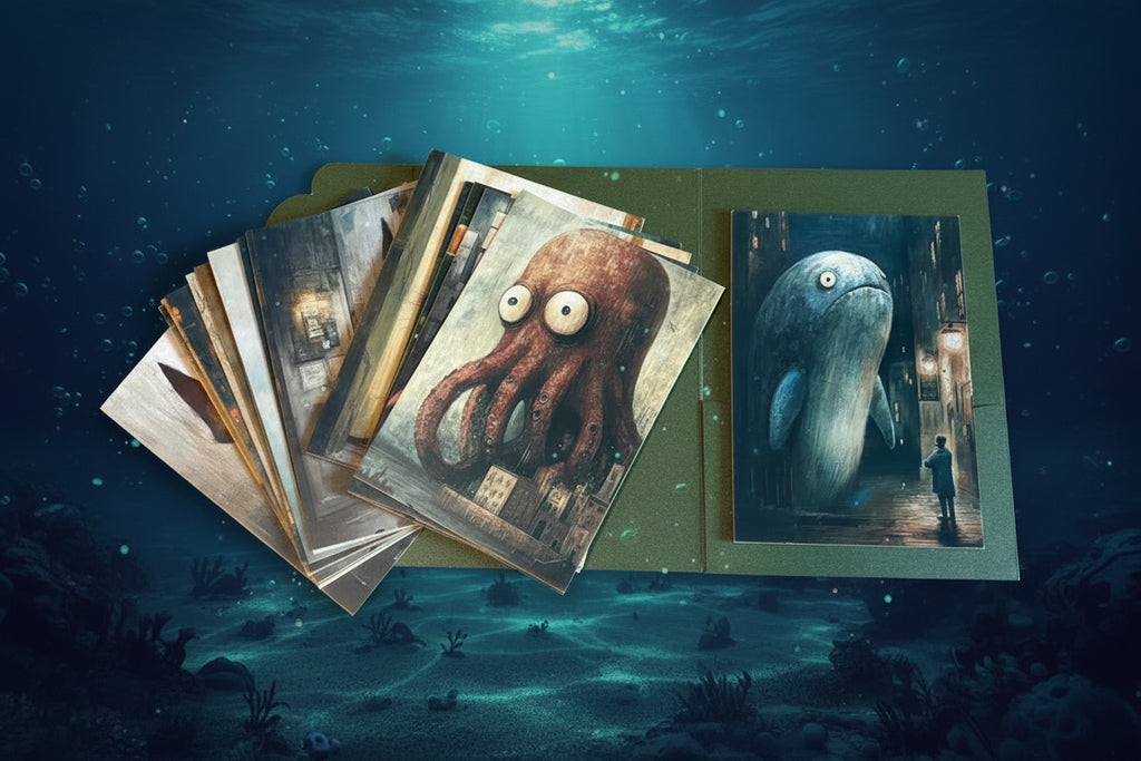 Caught Staring - 20 blink and you'll miss them postcards