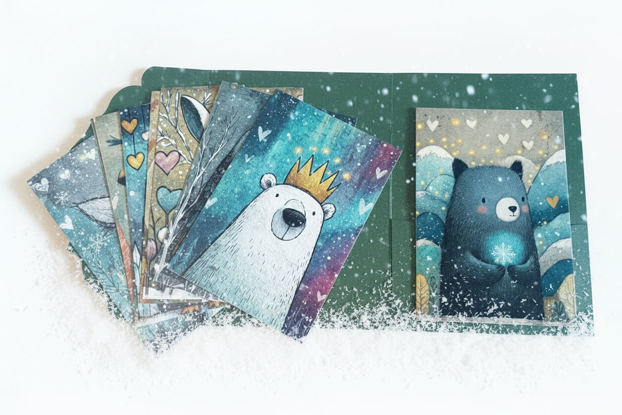 Ice, Ice Baby - 10 frost-kissed postcards