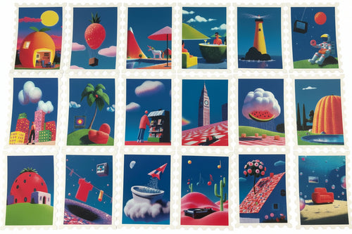 Abstract Distract - 30 totally nuts stickers