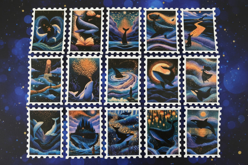 Krill Seekers - 30 whaley good stickers