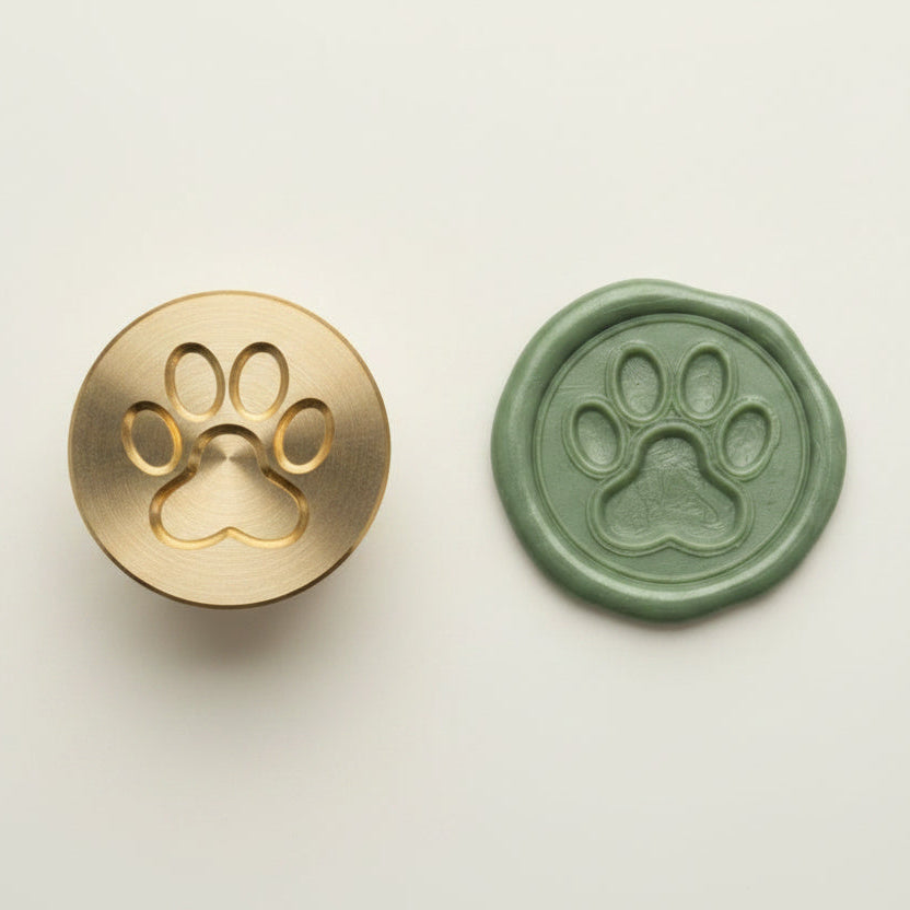 Pawfect - Paw print wax seal stamp