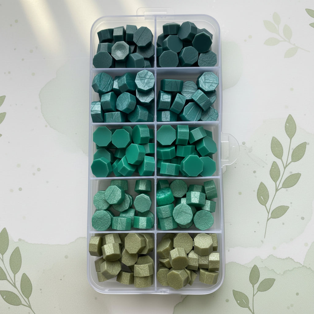 Mint Condition - Mini wax seal bead set - 5 colours