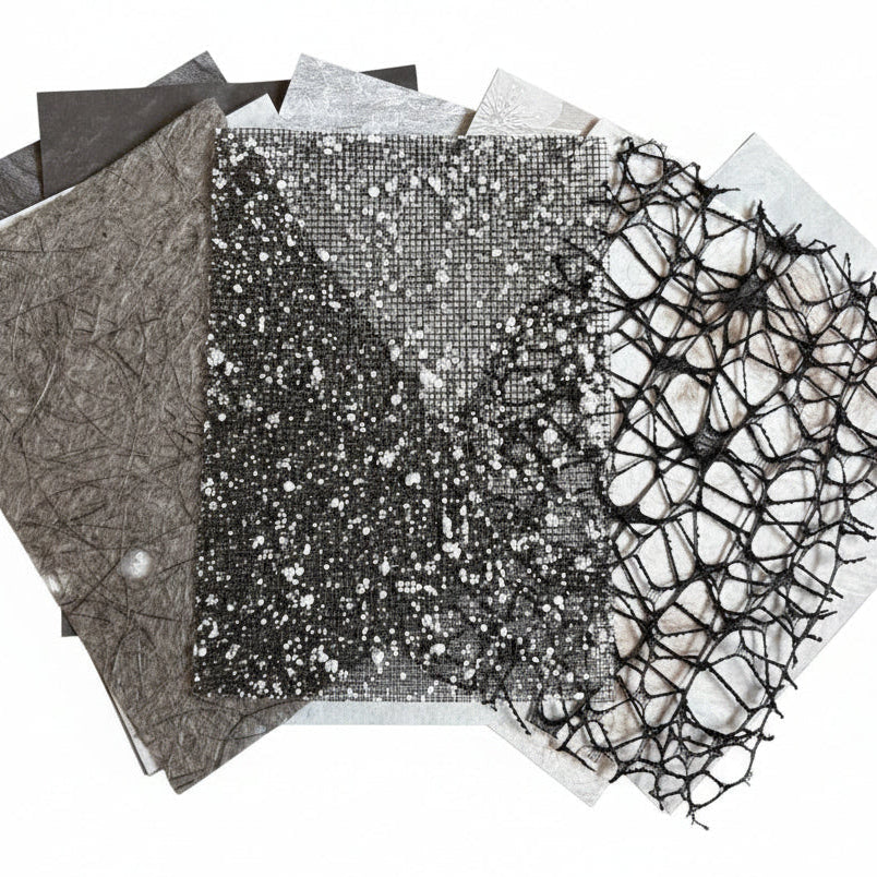 All The Feels - Textured paper set in Noir