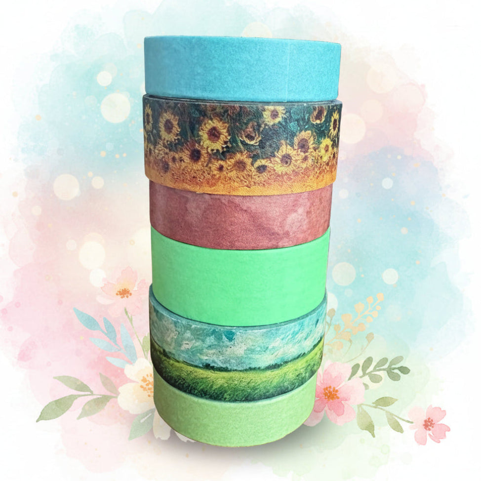 Washi Your Mouth Out - 6 cheeky washi tapes in Meadow Mischief
