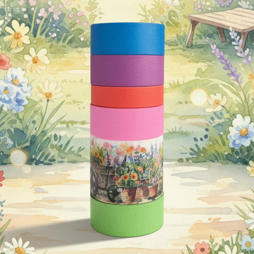 Washi Your Mouth Out - 6 cheeky washi tapes in Wheelie Pretty