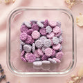 The Icarus Incident - 100 sunflower-shaped wax seal beads in Mauve Over
