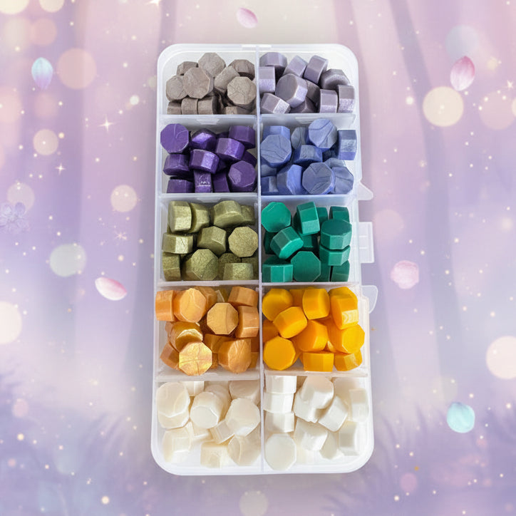 Fairy Ring - Mini wax seal bead set - 10 colours