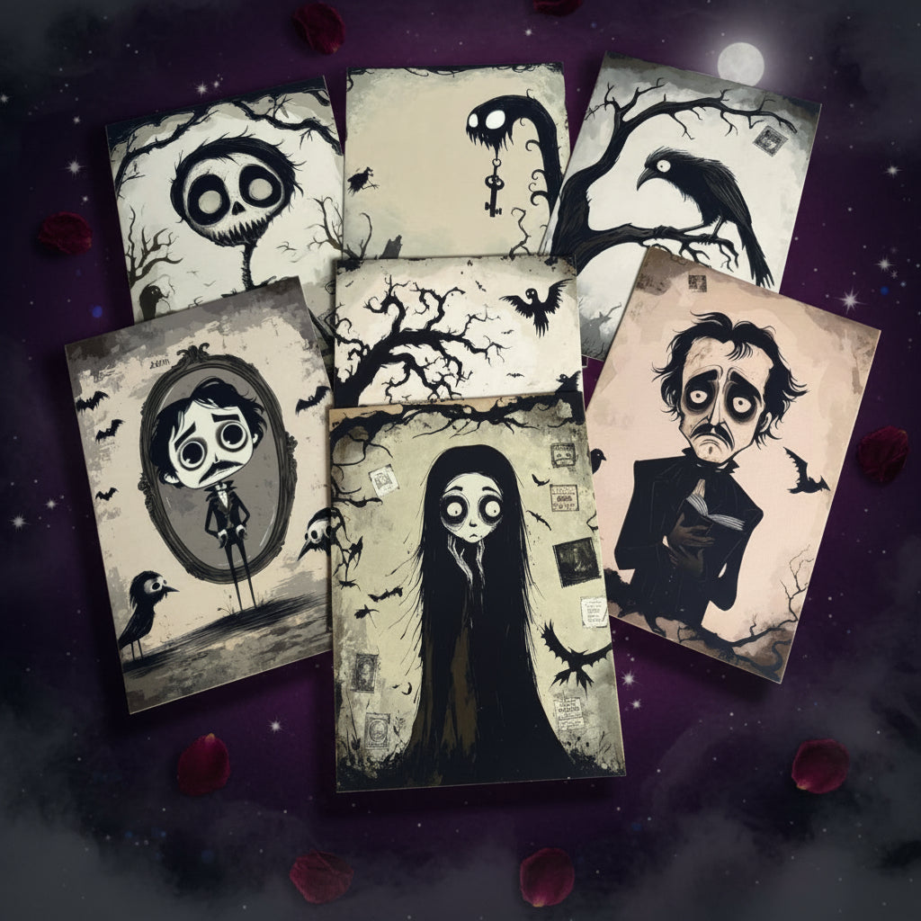 Five To Midnight - 7 spooky postcards