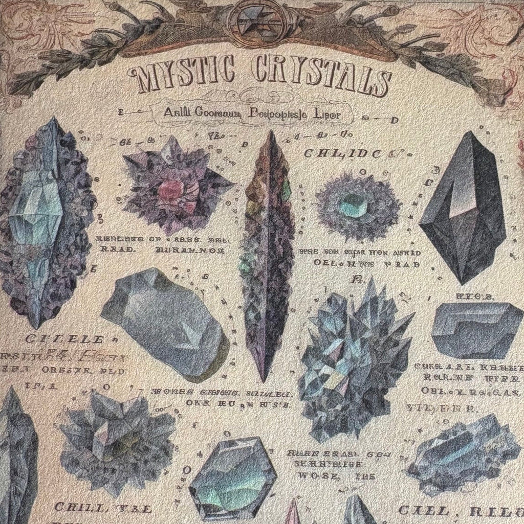 Crystal Balls - 10 glorious sheets of craft paper