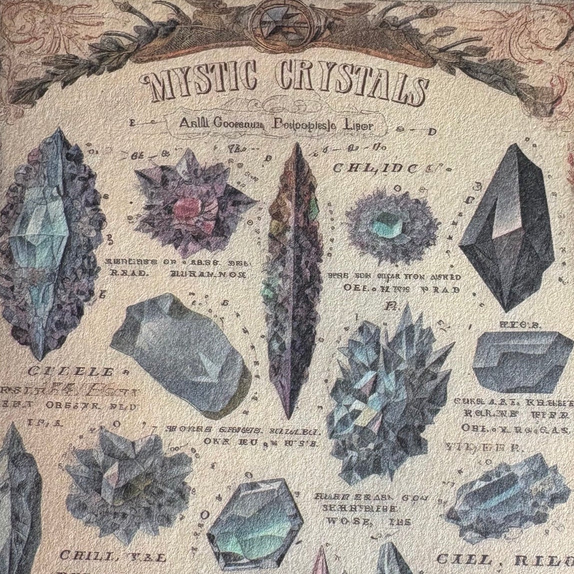Crystal Balls - 10 glorious sheets of craft paper