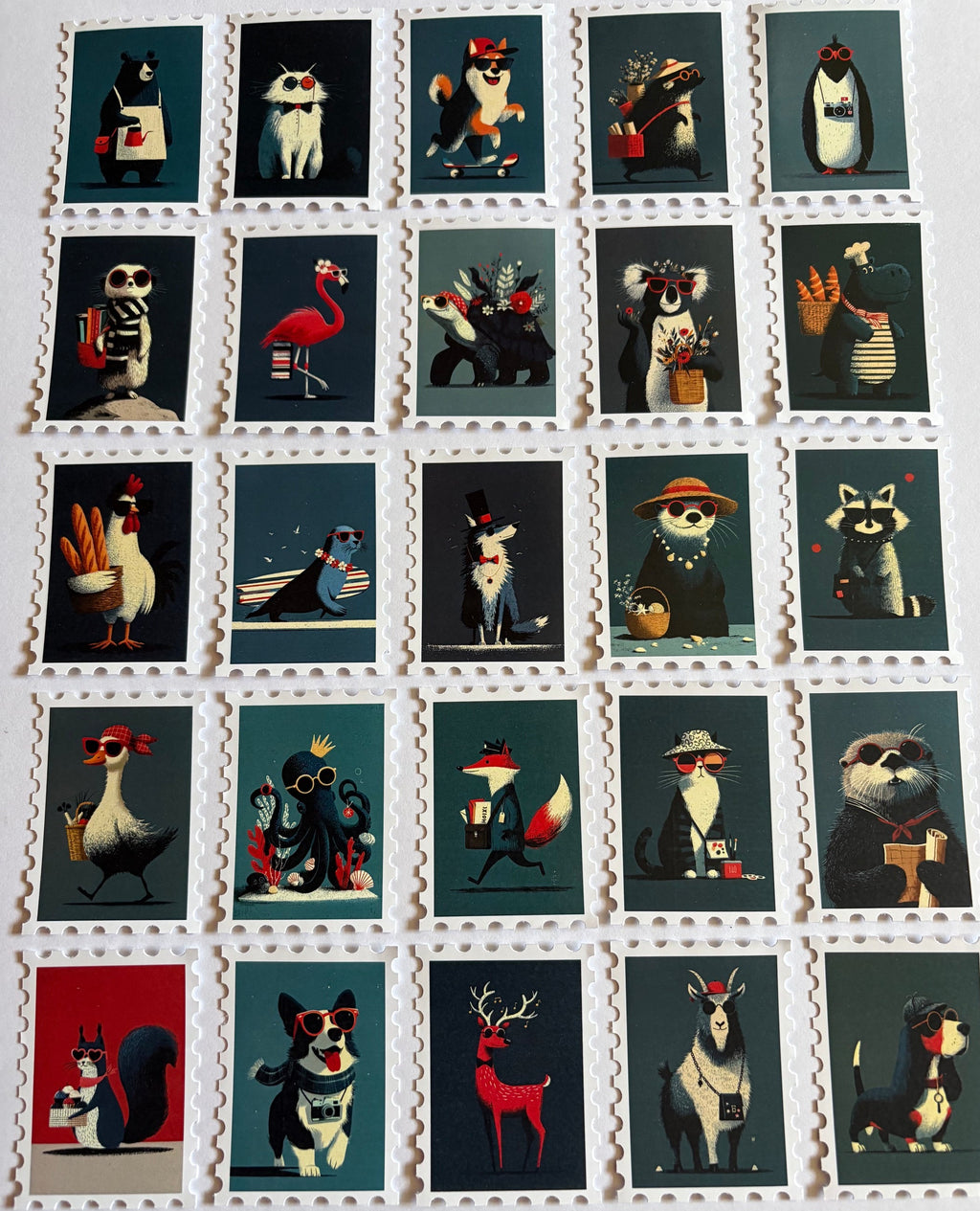 Throwing Shade - 30 tinted stickers