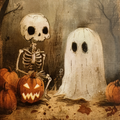 Sheet Happens - A curated set of 30 ghostly stickers