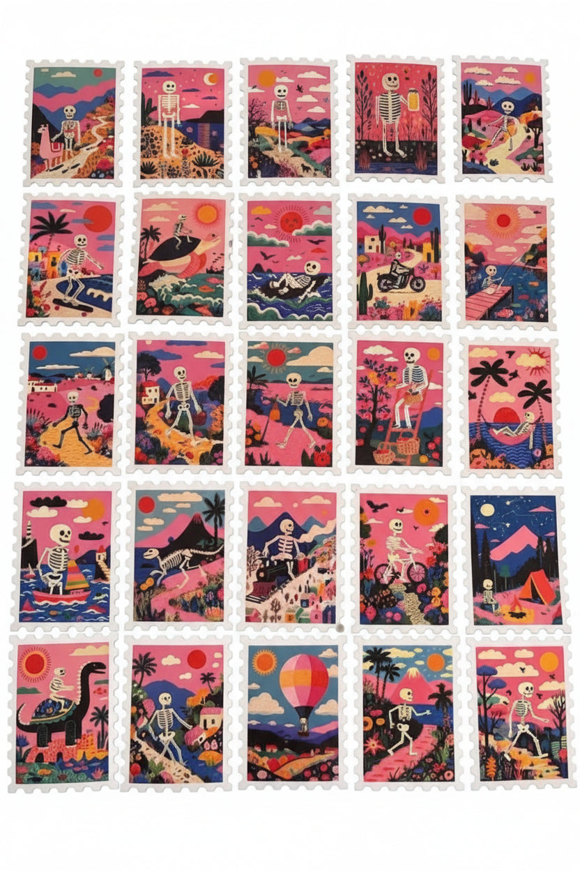 No-Body Around - 30 spineless stickers